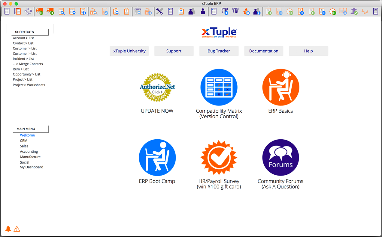 Download web tool or web app PostBooks ERP+CRM by xTuple