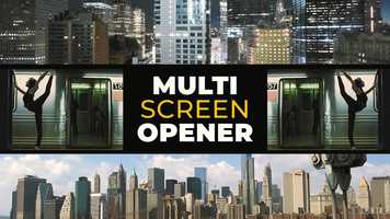 Free download Premiere Pro Template - Multi Screen Opener video and edit with RedcoolMedia movie maker MovieStudio video editor online and AudioStudio audio editor onlin