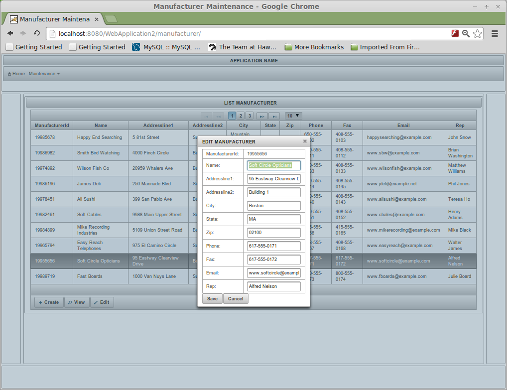 Download web tool or web app PrimeFaces CRUD Generator for NetBeans