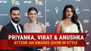 Free download Priyanka Chopra Jonas, Virat Kohli  Anushka Sharma attend an awards show in style video and edit with RedcoolMedia movie maker MovieStudio video editor online and AudioStudio audio editor onlin