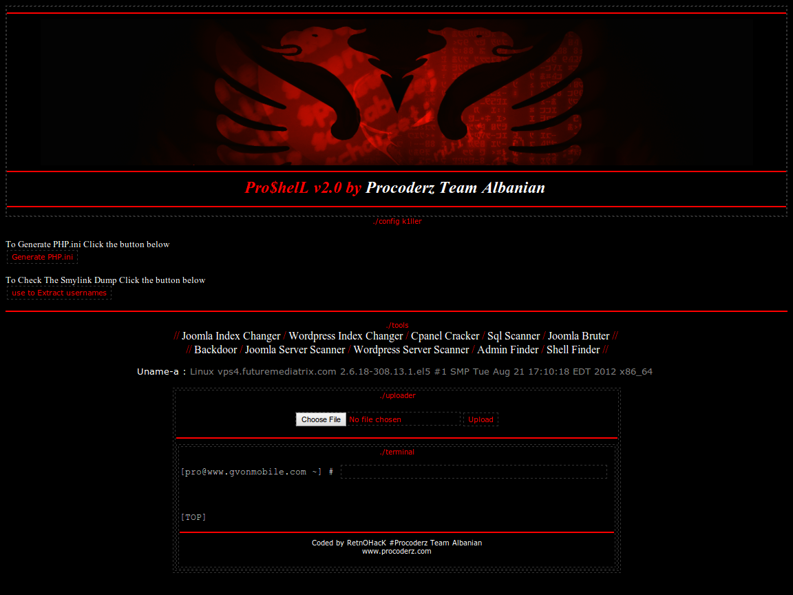 Download web tool or web app Procoderz Team Albanian