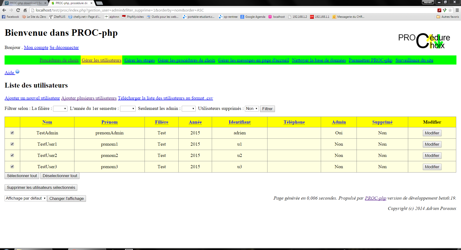 Download web tool or web app PROC-php