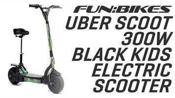 Free download Product Overview: Funbikes Uber Scoot 300W Black Kids Electric Scooter video and edit with RedcoolMedia movie maker MovieStudio video editor online and AudioStudio audio editor onlin