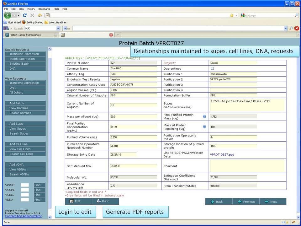 Download web tool or web app ProteinTracker