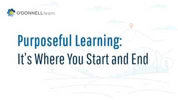 Free download Purposeful Learning: Its Where You Start and End video and edit with RedcoolMedia movie maker MovieStudio video editor online and AudioStudio audio editor onlin