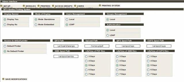 Download web tool or web app QPS Quotas Printing System