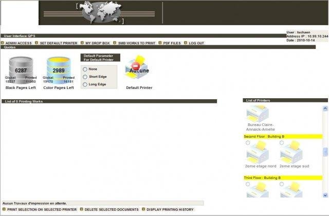 Download web tool or web app QPS Quotas Printing System