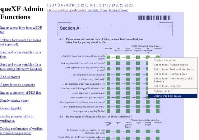 Download web tool or web app queXF