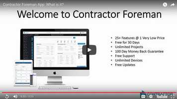 Free download Quick Intro to Contractor Foreman.mp4 video and edit with RedcoolMedia movie maker MovieStudio video editor online and AudioStudio audio editor onlin