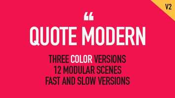 Free download Quote Modern | After Effects Project Files - Videohive template video and edit with RedcoolMedia movie maker MovieStudio video editor online and AudioStudio audio editor onlin