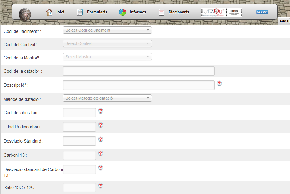 Download web tool or web app Radiocarbon database