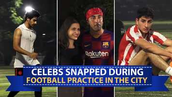 Free download Ranbir Kapoor, Ishaan Khatter and Ibrahim Ali Khan get papped during football practice in the city video and edit with RedcoolMedia movie maker MovieStudio video editor online and AudioStudio audio editor onlin