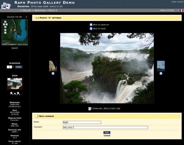 Download web tool or web app Raph Photo Gallery