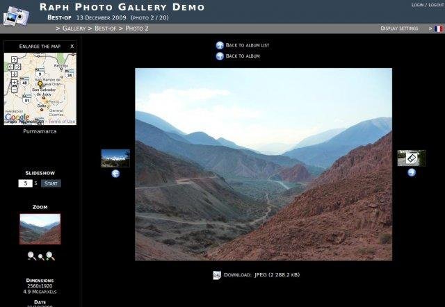 Download web tool or web app Raph Photo Gallery