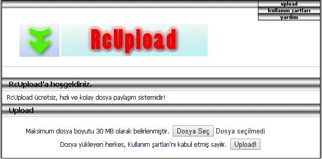 Download web tool or web app rcuploads