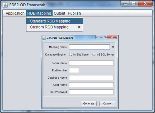 Download web tool or web app RDB2LOD