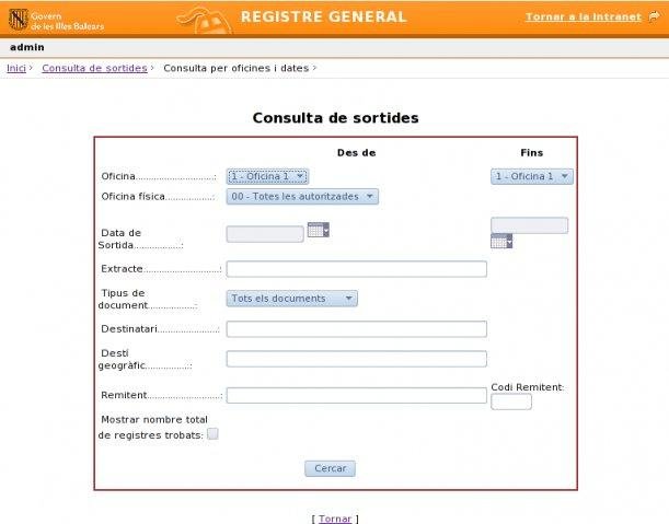 Download web tool or web app Registre