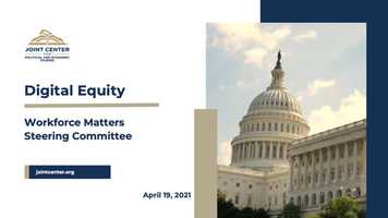 Free download Remarks by Dr. Dominique Harrison to the Workforce Matters Steering Committee: Digital Equity video and edit with RedcoolMedia movie maker MovieStudio video editor online and AudioStudio audio editor onlin