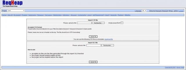 Download web tool or web app Requirement Heap