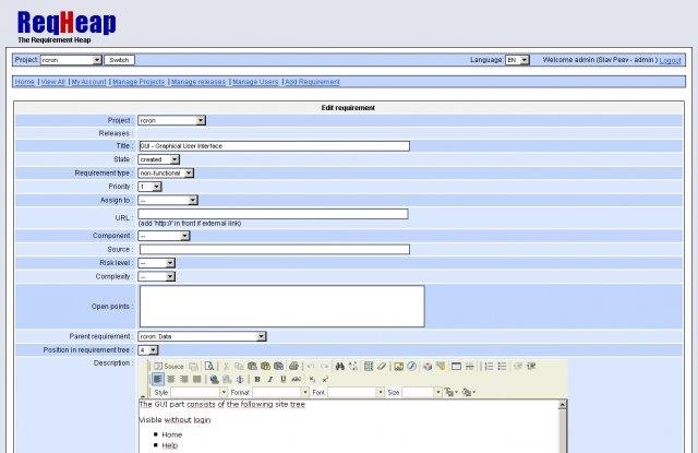 Download web tool or web app Requirement Heap