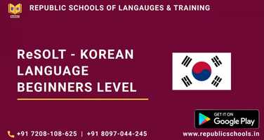 Free download ReSOLT - Korean Language Beginners Level video and edit with RedcoolMedia movie maker MovieStudio video editor online and AudioStudio audio editor onlin