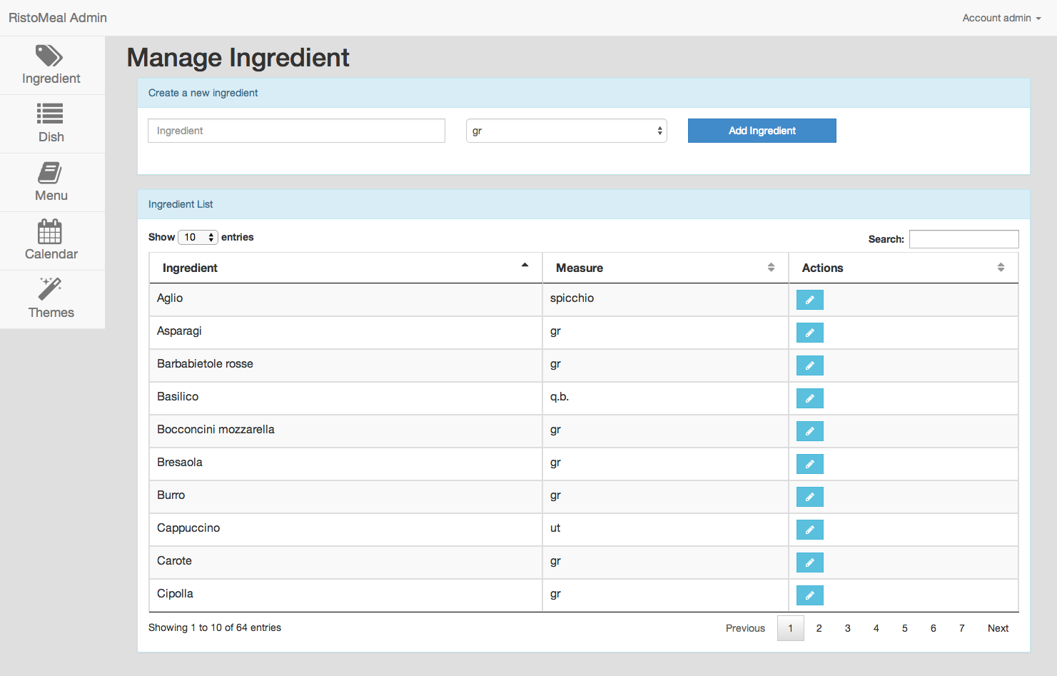 Download web tool or web app Ristomeal