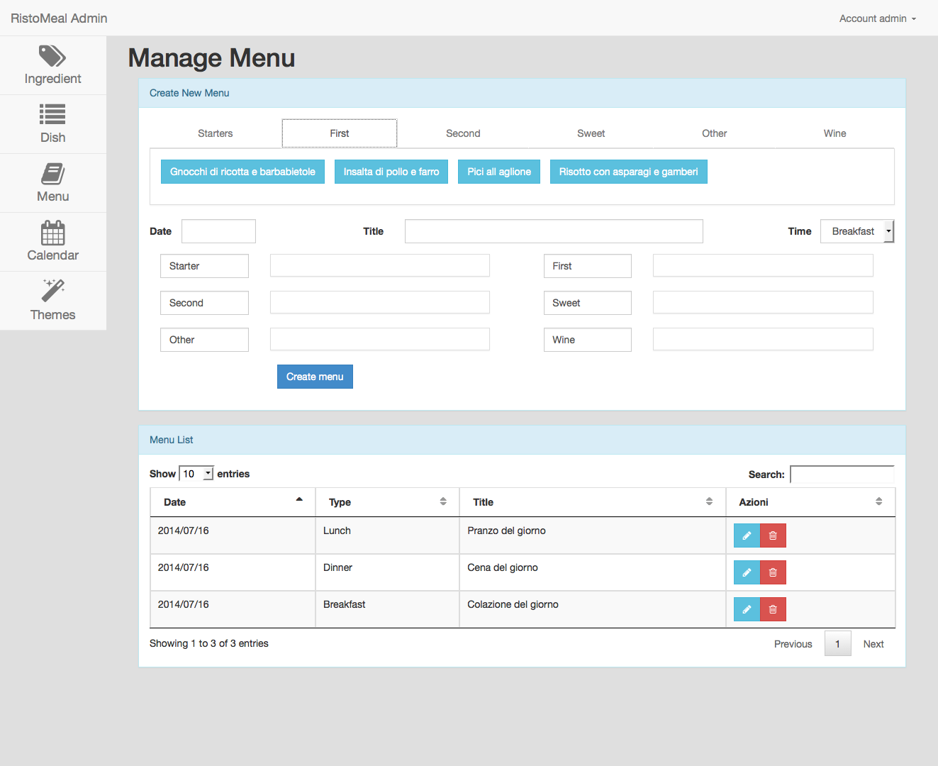 Download web tool or web app Ristomeal