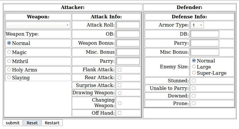 Download web tool or web app RMCombat