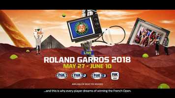 Free download Roland Garros 2018 Promo B on FOX Sports Asia video and edit with RedcoolMedia movie maker MovieStudio video editor online and AudioStudio audio editor onlin