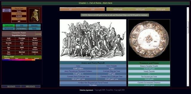 Download web tool or web app Roman Senate Simulator