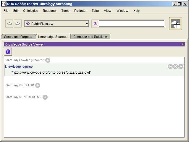 Download web tool or web app ROO Rabbit to OWL Ontology construction