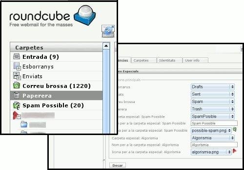 Download web tool or web app Roundcube Special Folders Plugin