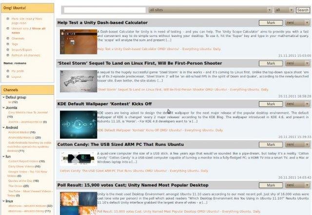 Download web tool or web app RSS Reader in PHP (RSS, ATOM feed)