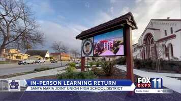 Free download Santa Maria Joint Union High School District to bring back all students for in-person learning video and edit with RedcoolMedia movie maker MovieStudio video editor online and AudioStudio audio editor onlin