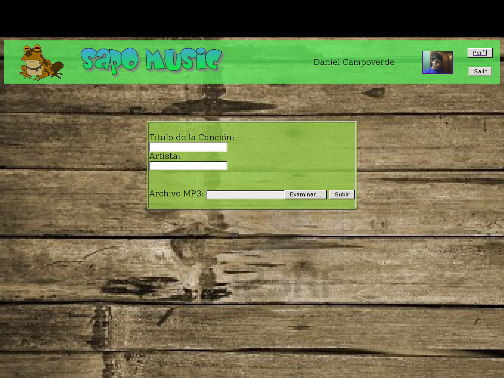 Download web tool or web app Sapo Music