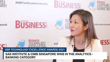 Free download SBR Technology Excellence Awards 2021 Winner: SAS Institute  CIMB Singapore video and edit with RedcoolMedia movie maker MovieStudio video editor online and AudioStudio audio editor onlin