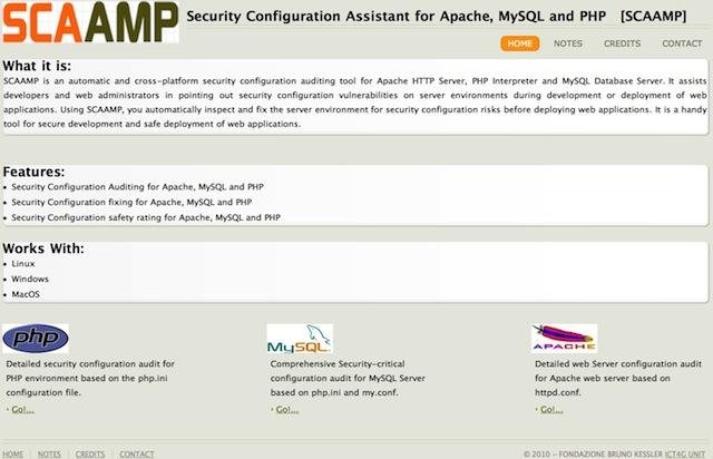 Download web tool or web app SCAAMP