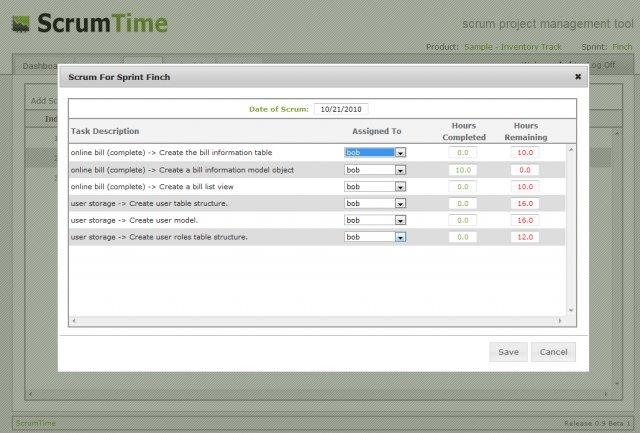 Download web tool or web app ScrumTime