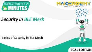 Free download Security in BLE Mesh (2021) | Learn Technology in 5 Minutes video and edit with RedcoolMedia movie maker MovieStudio video editor online and AudioStudio audio editor onlin