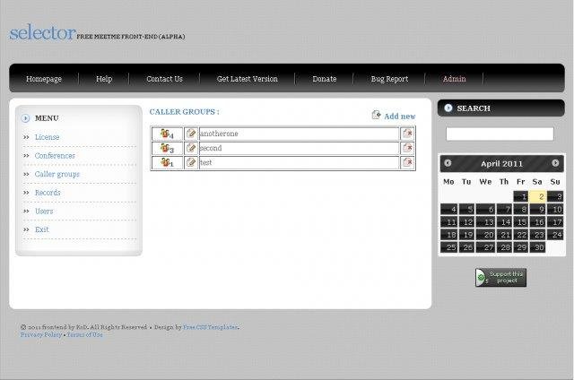 Download web tool or web app selector