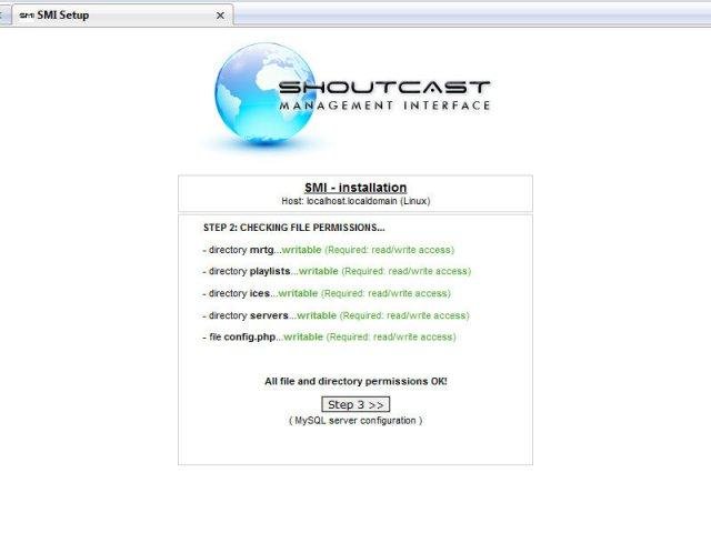 Download web tool or web app SHOUTcast Management Interface