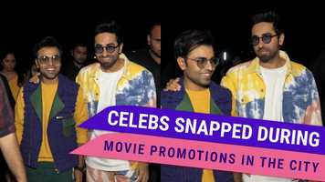 Free download Shubh Mangal Zyada Saavdhan star Ayushmann Khurrana arrives in style for the movie promotions video and edit with RedcoolMedia movie maker MovieStudio video editor online and AudioStudio audio editor onlin