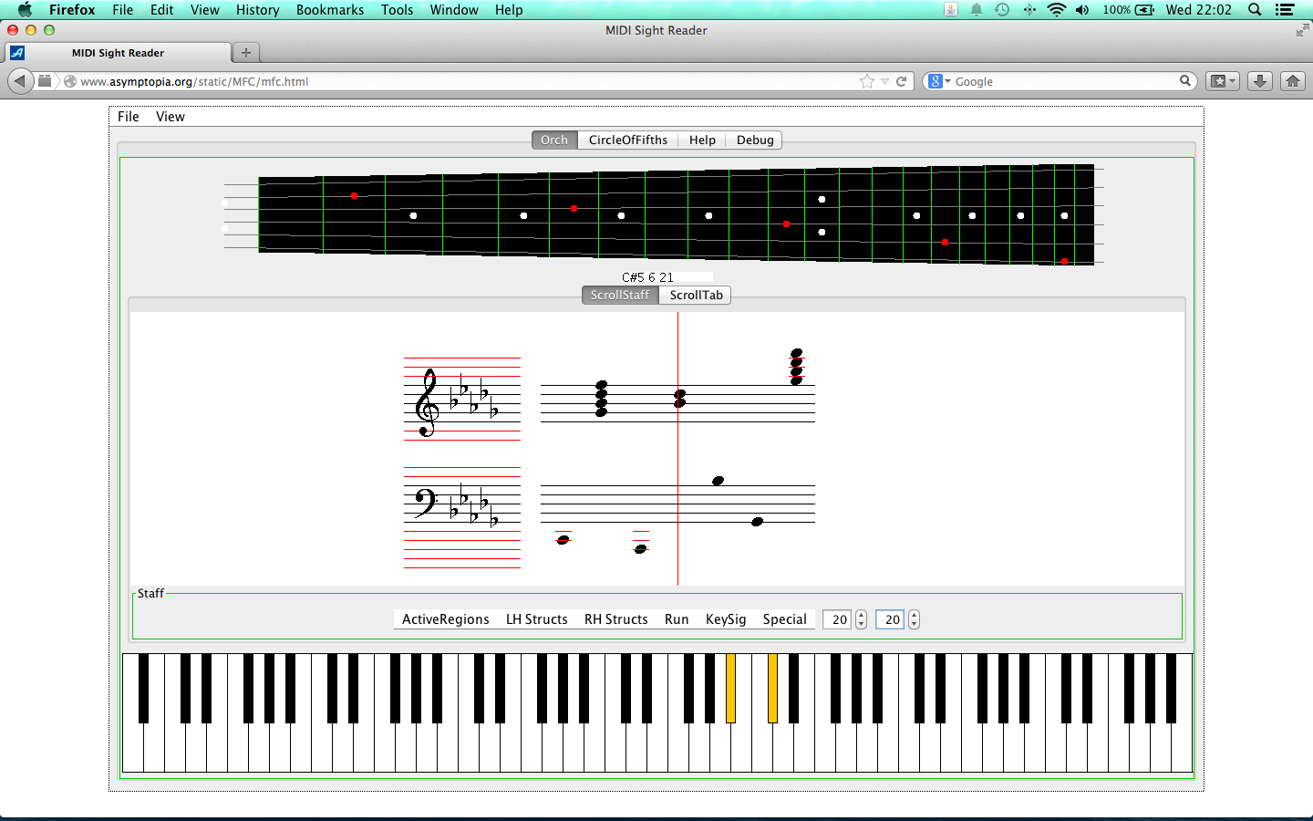 Download web tool or web app Sight Reading Trainer