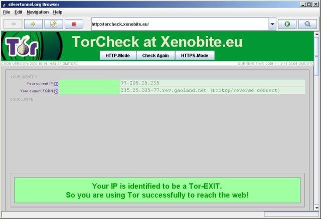 Download web tool or web app silvertunnel - Java lib+browser for TOR