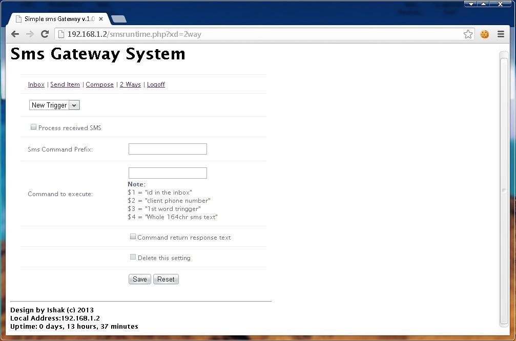 Download web tool or web app simple sms gateway