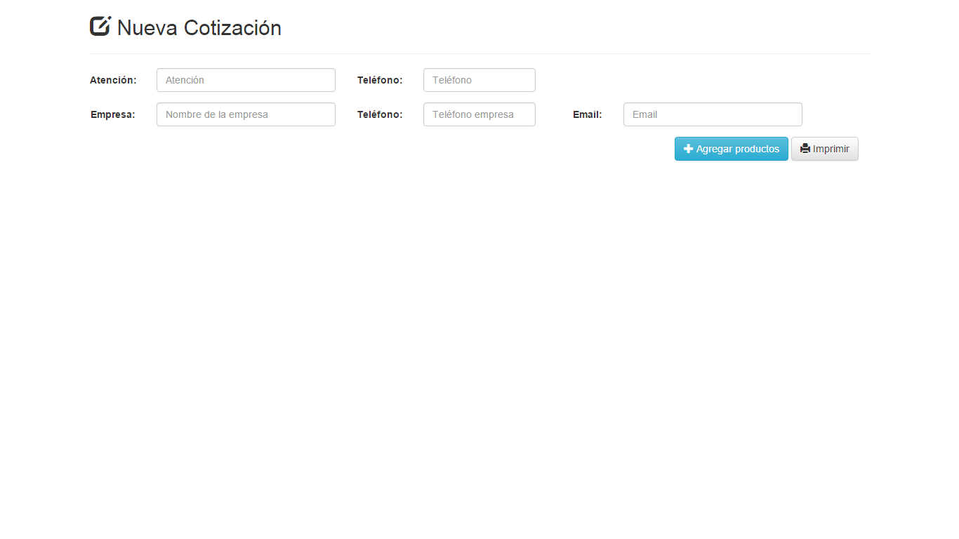 Download web tool or web app Sistema de cotizaciones