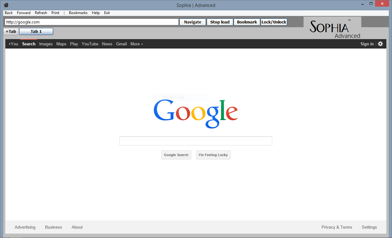 Download web tool or web app Sophia Browser