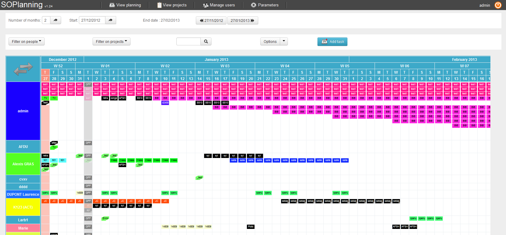 Download web tool or web app SO Planning