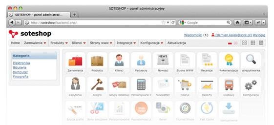 Download web tool or web app SOTESHOP