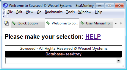 Download web tool or web app Sowseed